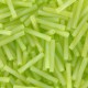 Miyuki twisted bugle beads 2x12mm Matted transparent chartreuse ab TW2012-258F